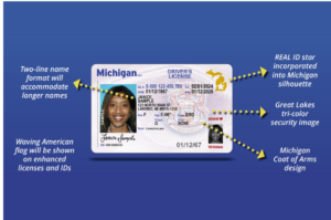 Michigan Driver License Rev. 2024